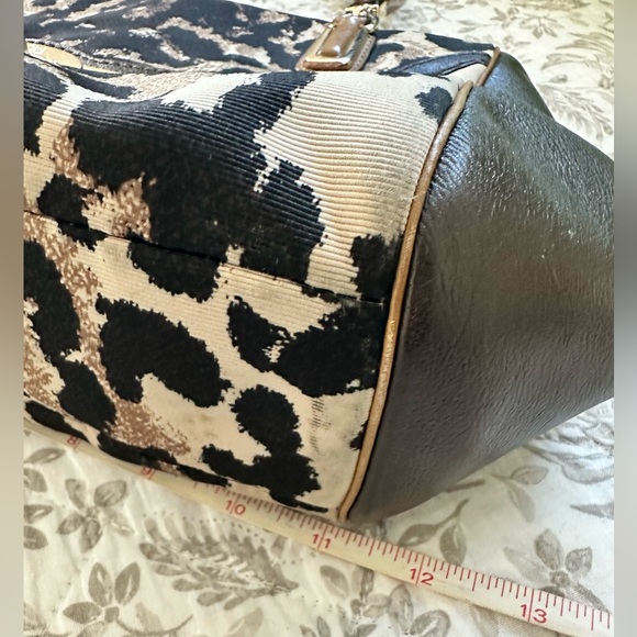 COACH Madison Madeline east west satchel in Ocelot Excellent used condition EUC - Picture 15 of 17